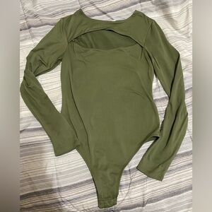 Dark Green Bodysuit